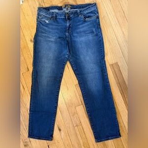 Kut from the Kloth Straight Leg Medium Wash Blue Jeans